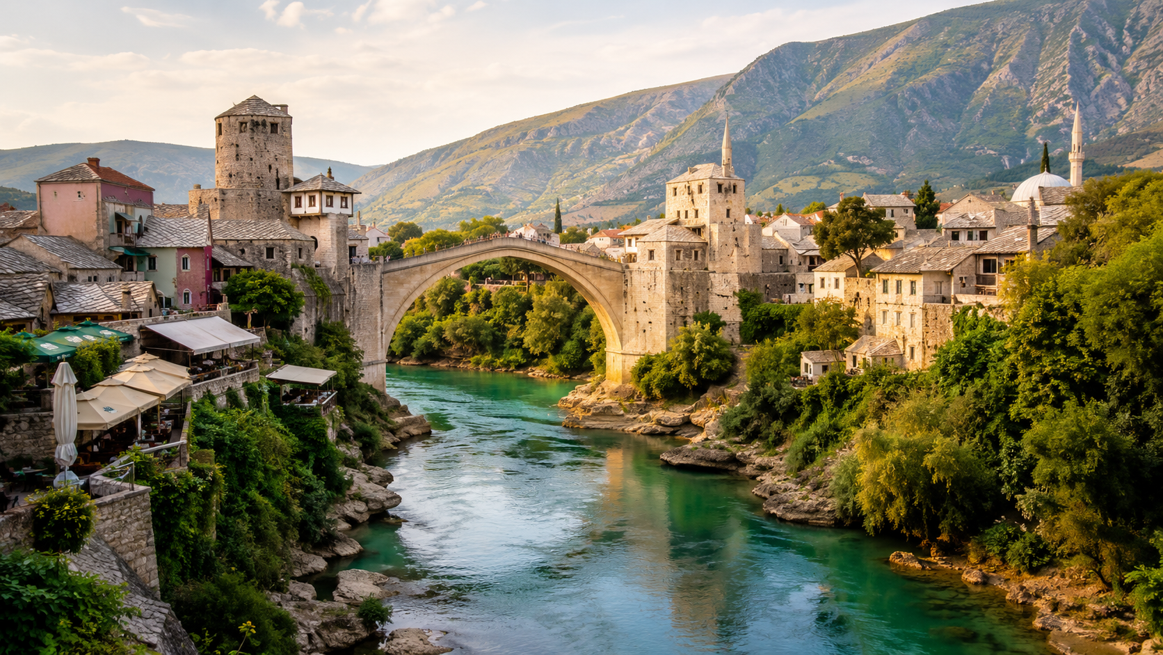 Puente de Mostar en Bosnia y Herzegovina, viaje barato y cultural por los Balcanes