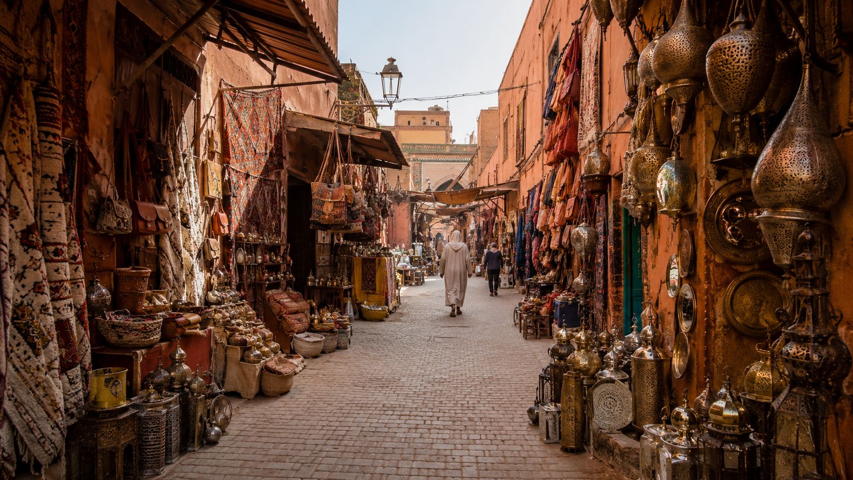 Mercado tradicional de Marruecos, destino barato y cercano para viajar desde España