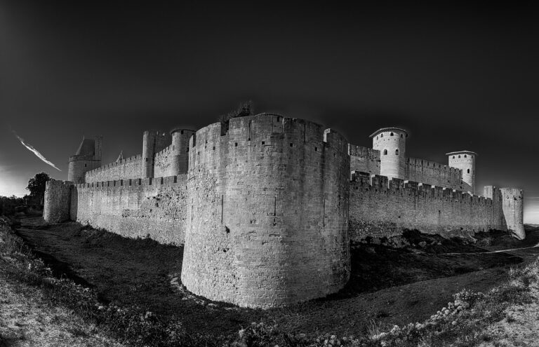 Panorámica de la ciudadela medieval de Carcasona desde Barcelona