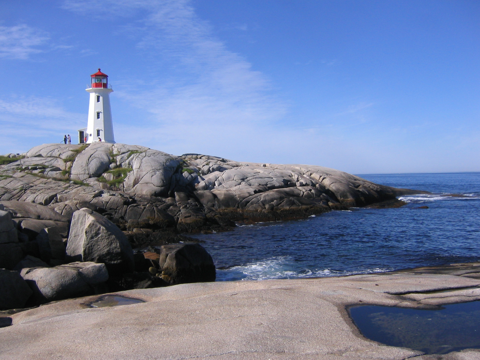 Pueblo costero y faro de Peggy's Cove en Nueva Escocia, Canadá Atlántico