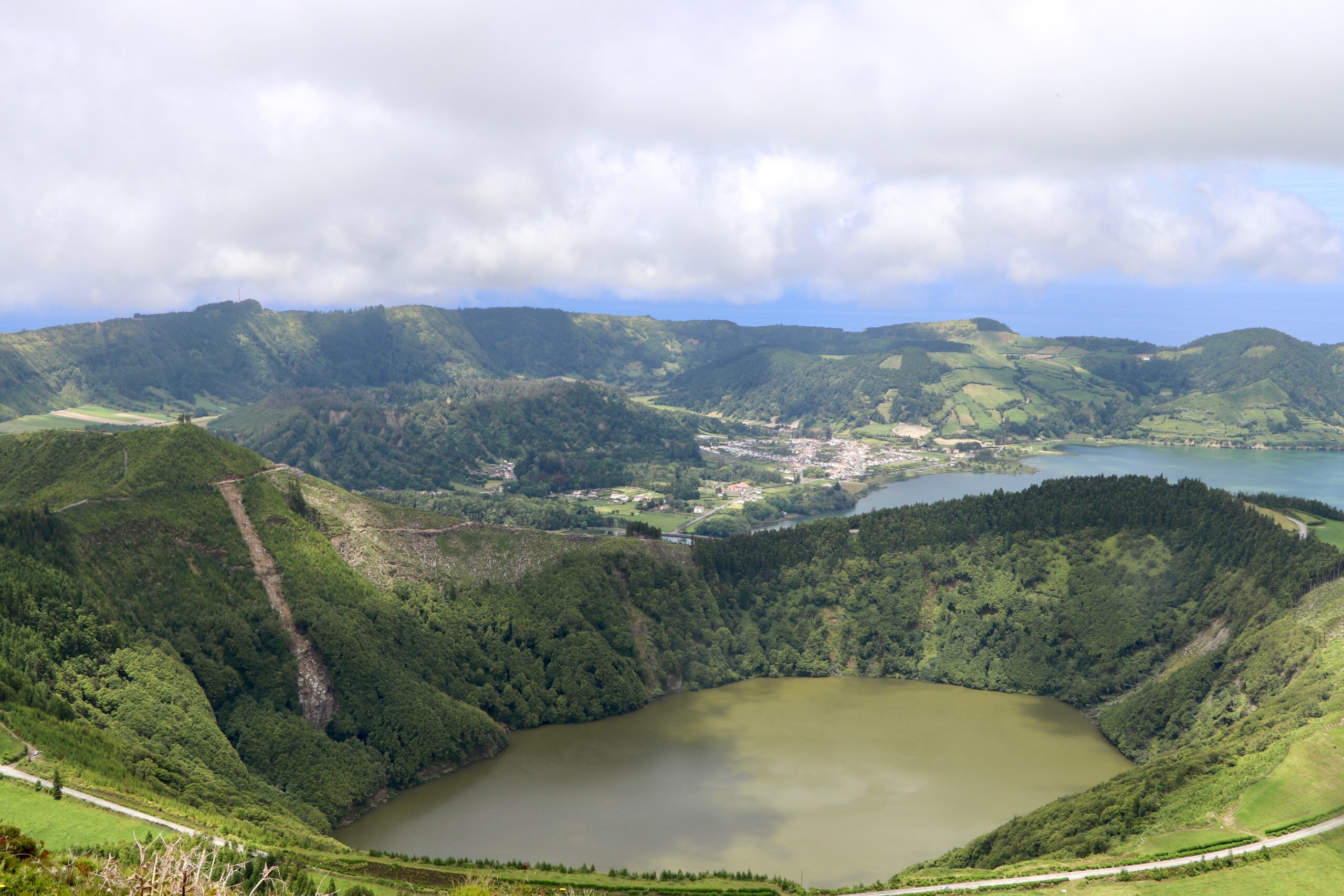 Lagunas volcánicas de Sete Cidades en las Azores