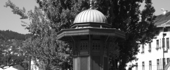 Fuente Sebilj en el barrio histórico de Baščaršija, Sarajevo